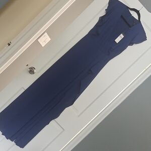 Elegant Blue Women's Dress